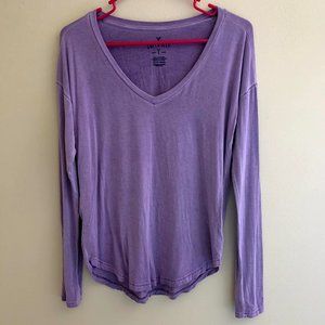AEO Soft&Sexy Purple Long Sleeve